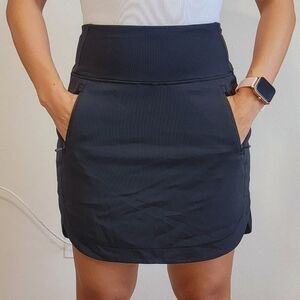 Athleta Fairway High Rise Golf Skort 18" Black, S
